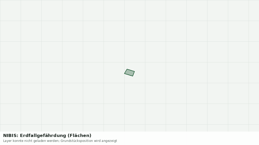Statische Kartenansicht: NIBIS: Erdfallgefährdung (Flächen)