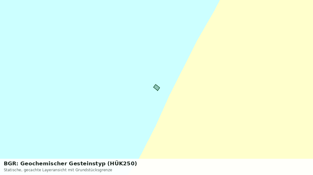 Statische Kartenansicht: BGR: Geochemischer Gesteinstyp (HÜK250)