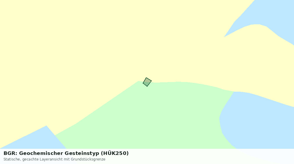 Statische Kartenansicht: BGR: Geochemischer Gesteinstyp (HÜK250)