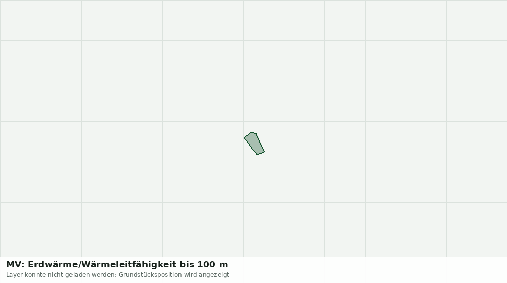 Statische Kartenansicht: MV: Erdwärme/Wärmeleitfähigkeit bis 100 m