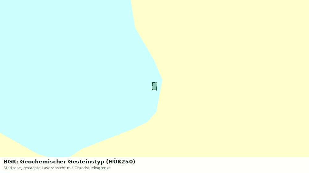 Statische Kartenansicht: BGR: Geochemischer Gesteinstyp (HÜK250)