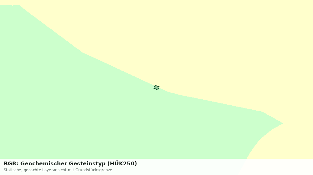 Statische Kartenansicht: BGR: Geochemischer Gesteinstyp (HÜK250)