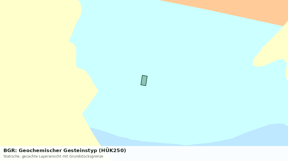 Statische Kartenansicht: BGR: Geochemischer Gesteinstyp (HÜK250)