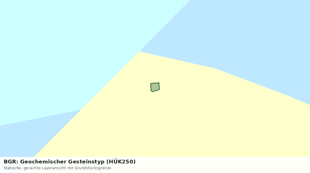 Statische Kartenansicht: BGR: Geochemischer Gesteinstyp (HÜK250)