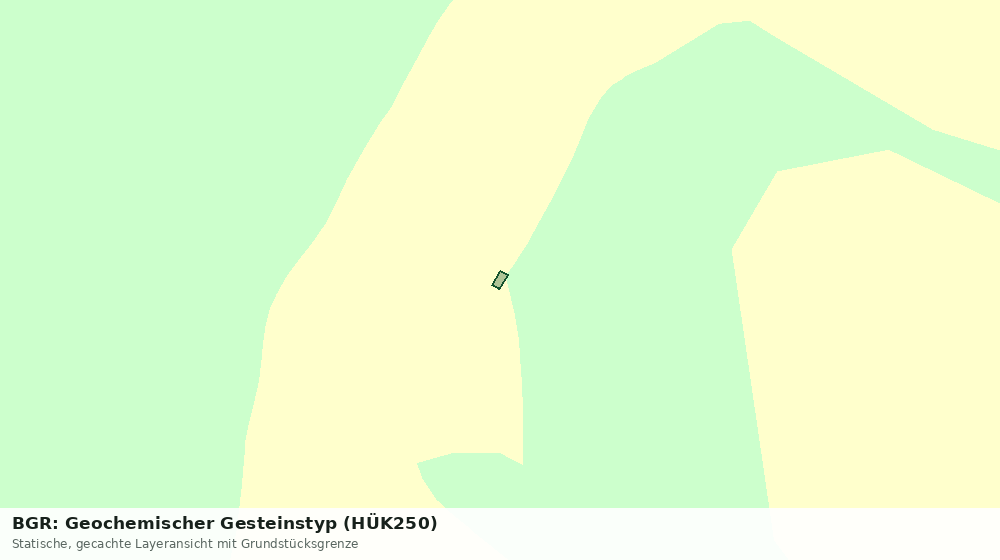 Statische Kartenansicht: BGR: Geochemischer Gesteinstyp (HÜK250)