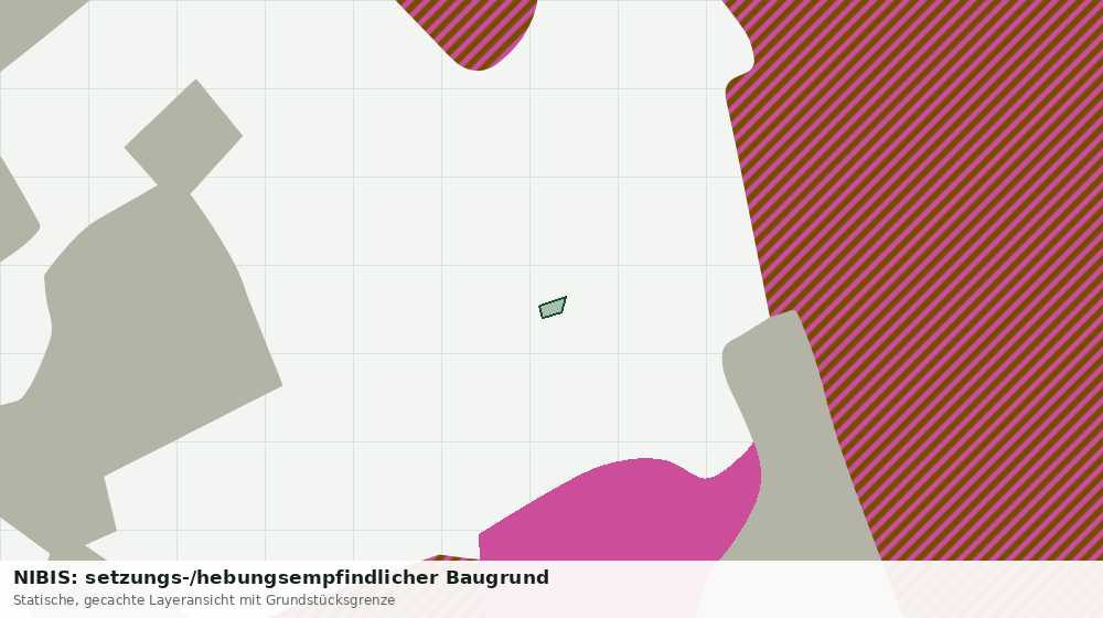 Statische Kartenansicht: NIBIS: setzungs-/hebungsempfindlicher Baugrund