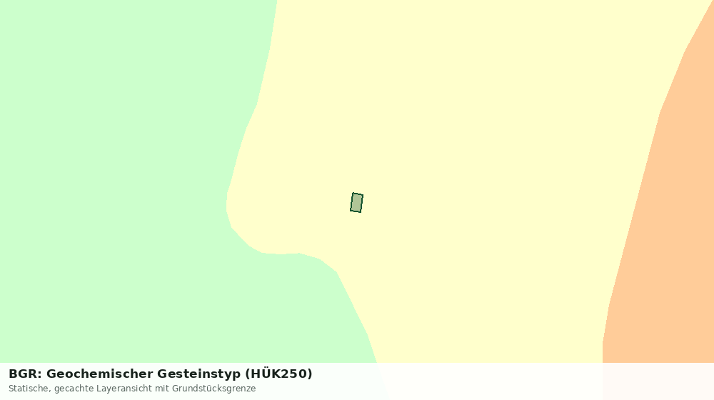 Statische Kartenansicht: BGR: Geochemischer Gesteinstyp (HÜK250)