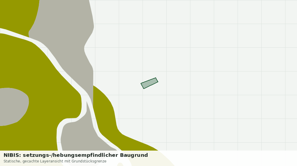 Statische Kartenansicht: NIBIS: setzungs-/hebungsempfindlicher Baugrund