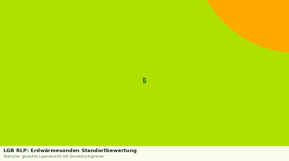 Statische Kartenansicht: LGB RLP: Erdwärmesonden Standortbewertung