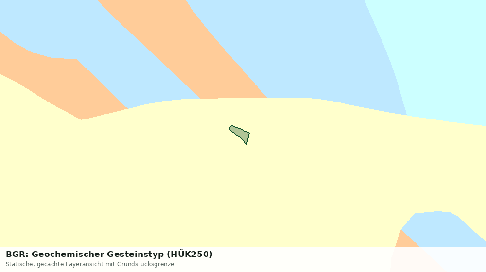 Statische Kartenansicht: BGR: Geochemischer Gesteinstyp (HÜK250)