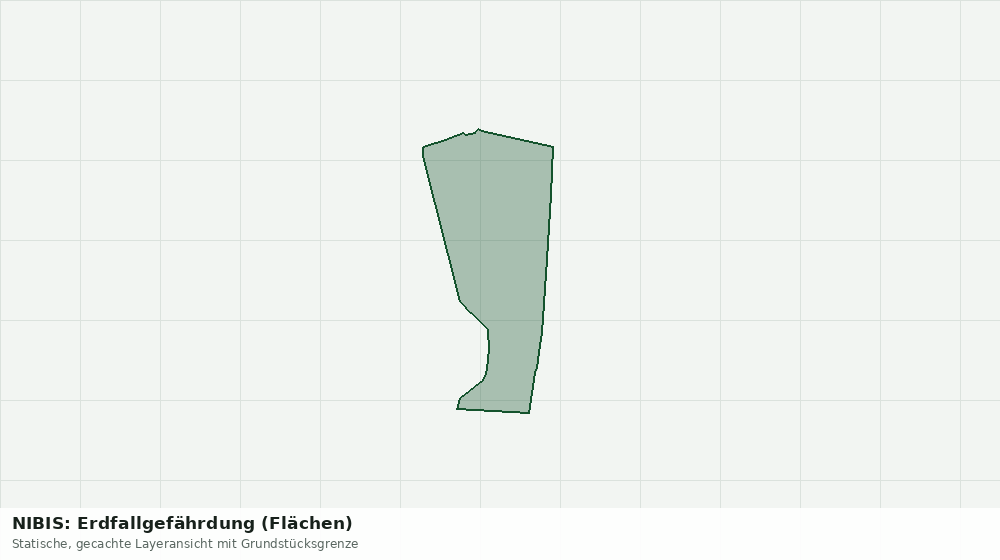 Statische Kartenansicht: NIBIS: Erdfallgefährdung (Flächen)