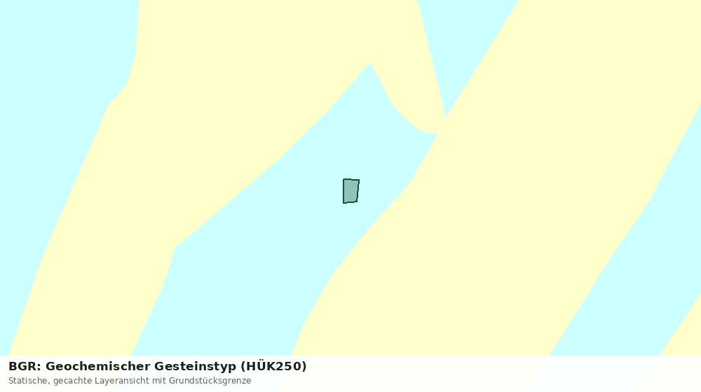 Statische Kartenansicht: BGR: Geochemischer Gesteinstyp (HÜK250)