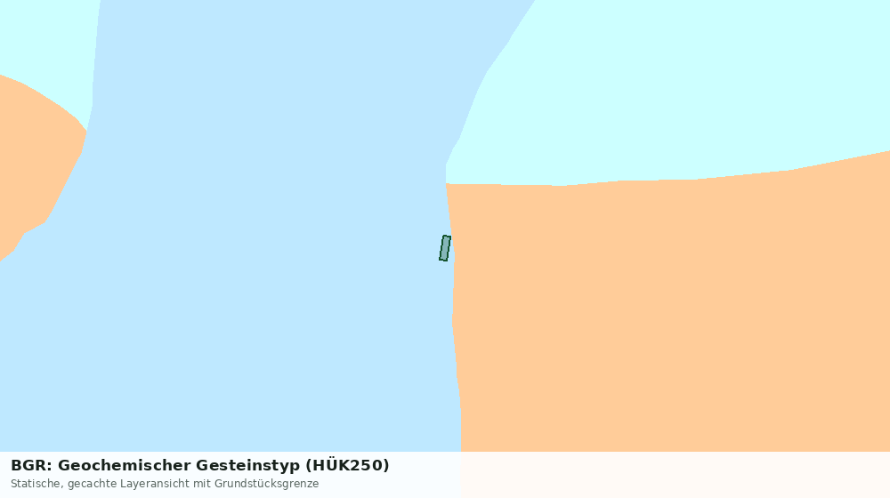 Statische Kartenansicht: BGR: Geochemischer Gesteinstyp (HÜK250)