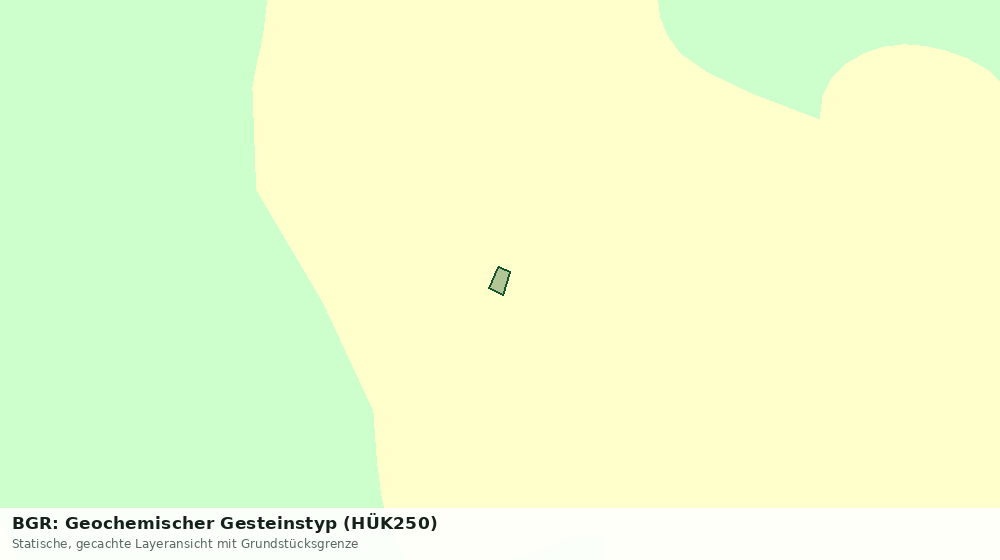 Statische Kartenansicht: BGR: Geochemischer Gesteinstyp (HÜK250)