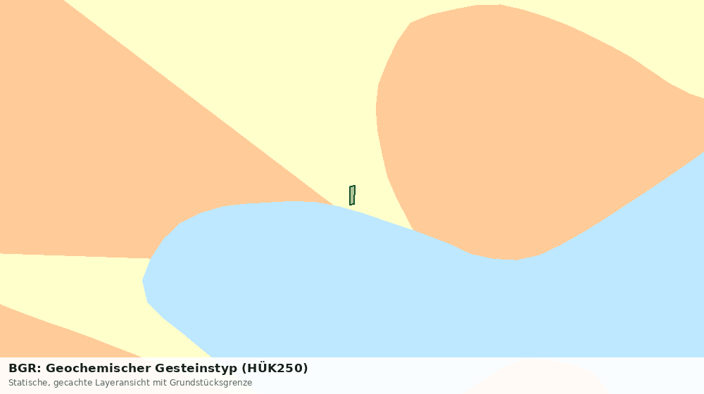 Statische Kartenansicht: BGR: Geochemischer Gesteinstyp (HÜK250)