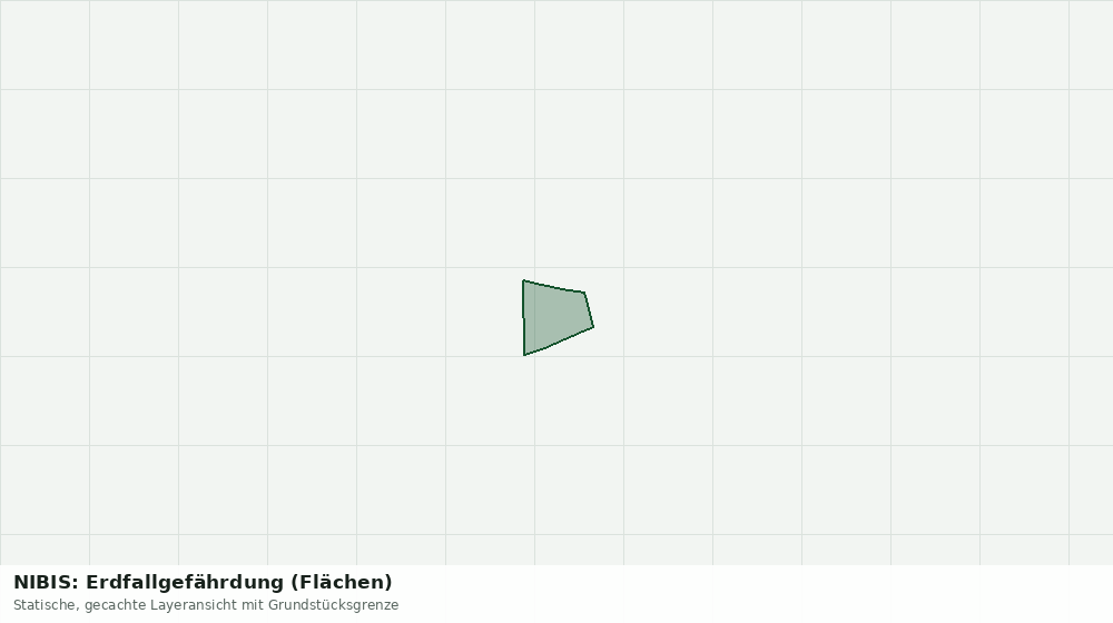 Statische Kartenansicht: NIBIS: Erdfallgefährdung (Flächen)