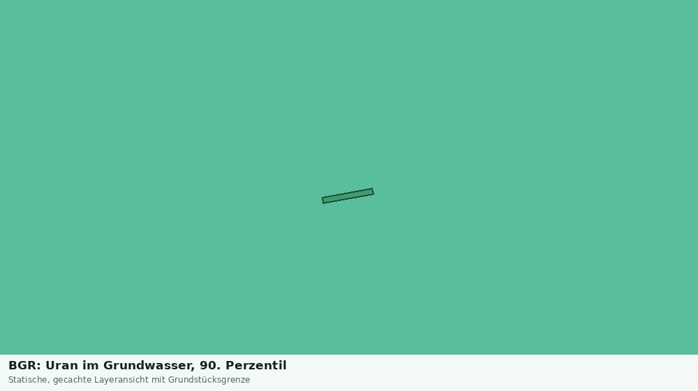 Statische Kartenansicht: BGR: Uran im Grundwasser, 90. Perzentil