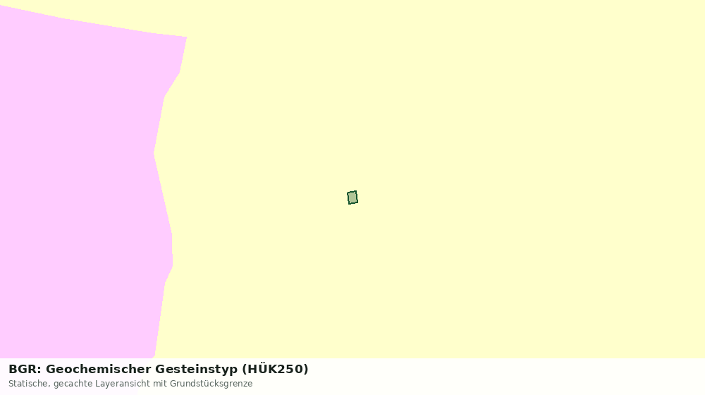 Statische Kartenansicht: BGR: Geochemischer Gesteinstyp (HÜK250)