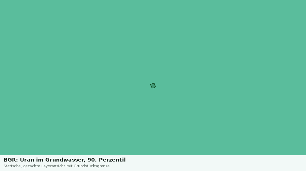 Statische Kartenansicht: BGR: Uran im Grundwasser, 90. Perzentil