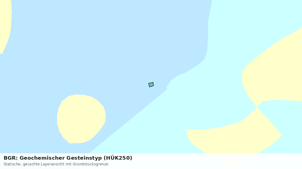 Statische Kartenansicht: BGR: Geochemischer Gesteinstyp (HÜK250)