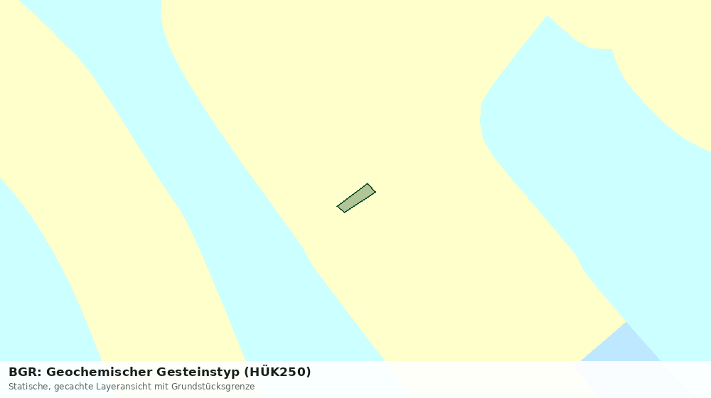 Statische Kartenansicht: BGR: Geochemischer Gesteinstyp (HÜK250)