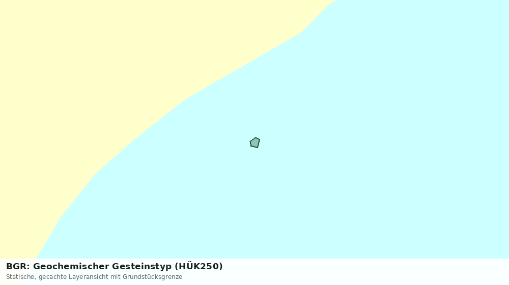 Statische Kartenansicht: BGR: Geochemischer Gesteinstyp (HÜK250)