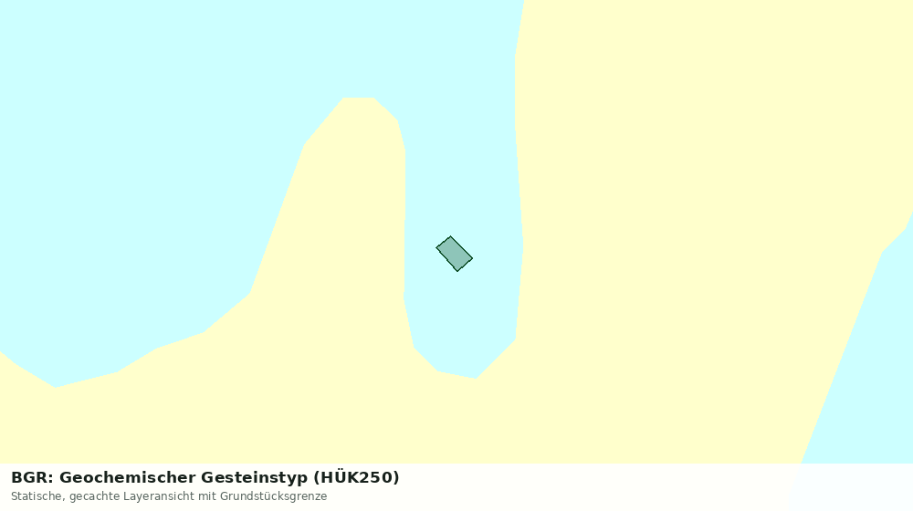 Statische Kartenansicht: BGR: Geochemischer Gesteinstyp (HÜK250)