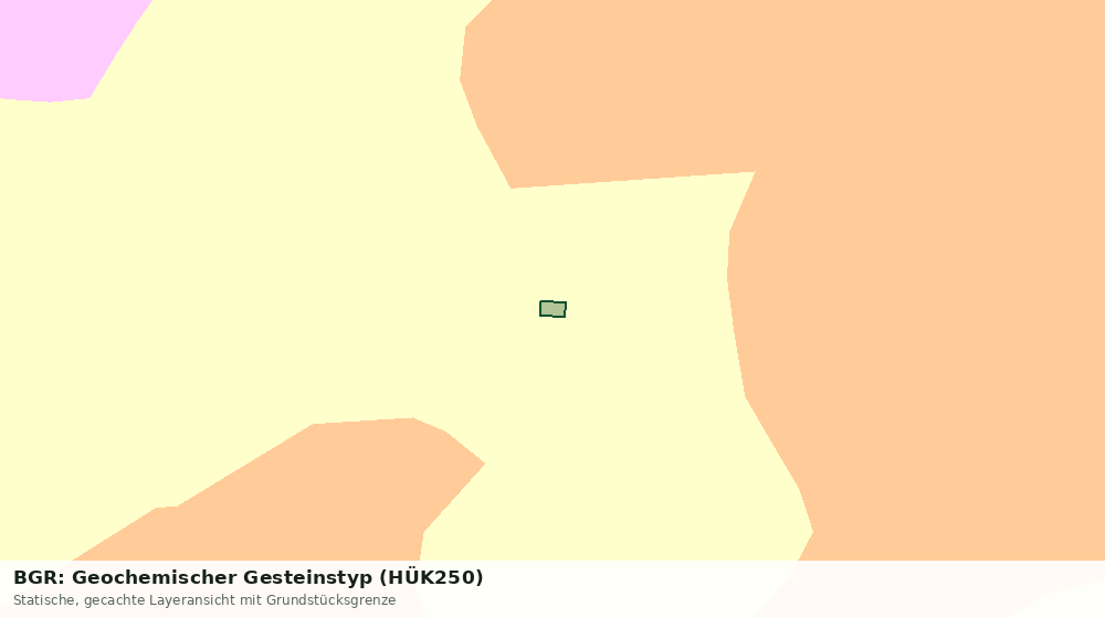 Statische Kartenansicht: BGR: Geochemischer Gesteinstyp (HÜK250)
