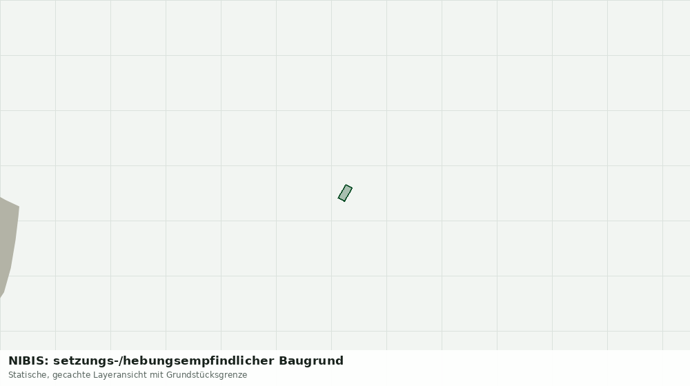 Statische Kartenansicht: NIBIS: setzungs-/hebungsempfindlicher Baugrund