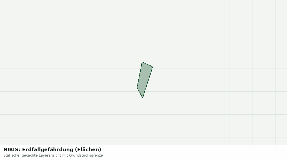 Statische Kartenansicht: NIBIS: Erdfallgefährdung (Flächen)