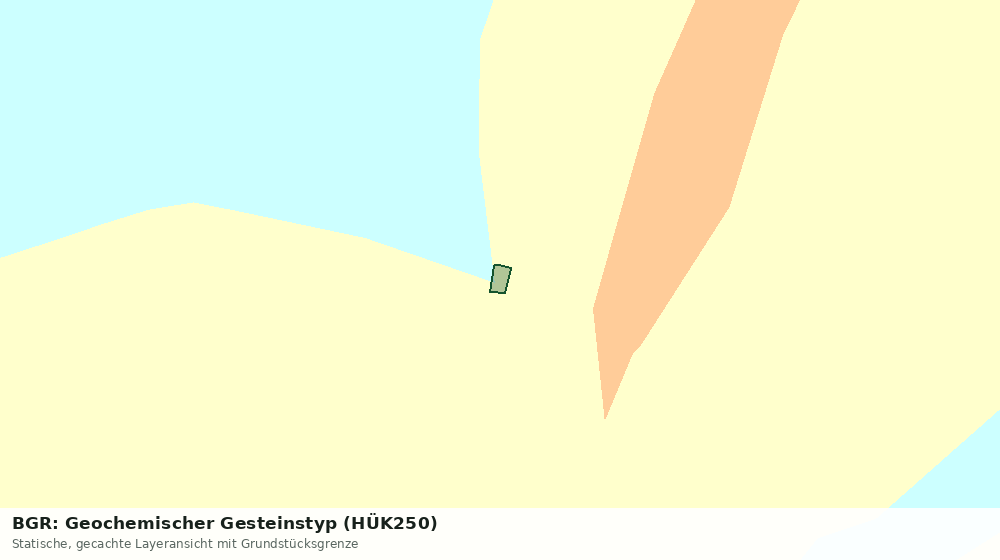 Statische Kartenansicht: BGR: Geochemischer Gesteinstyp (HÜK250)