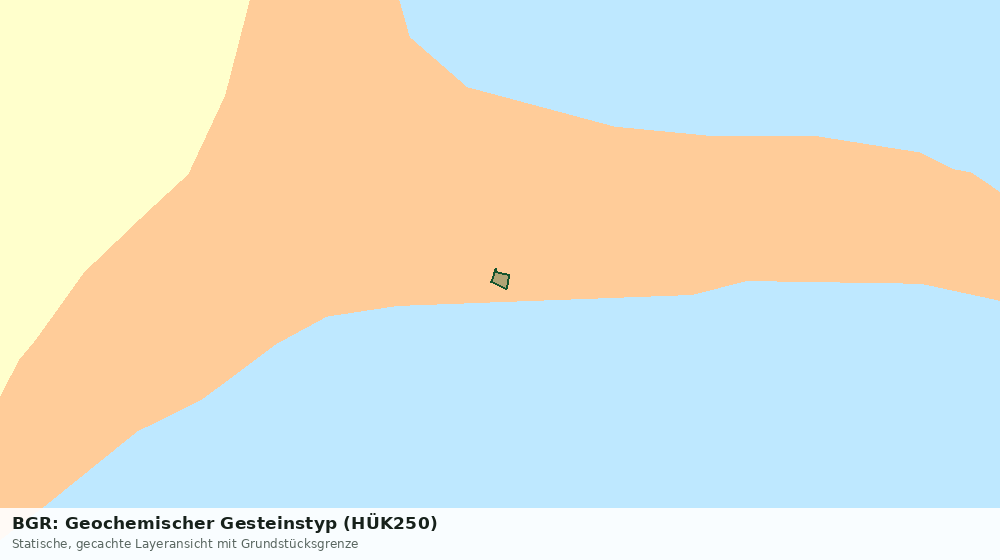 Statische Kartenansicht: BGR: Geochemischer Gesteinstyp (HÜK250)