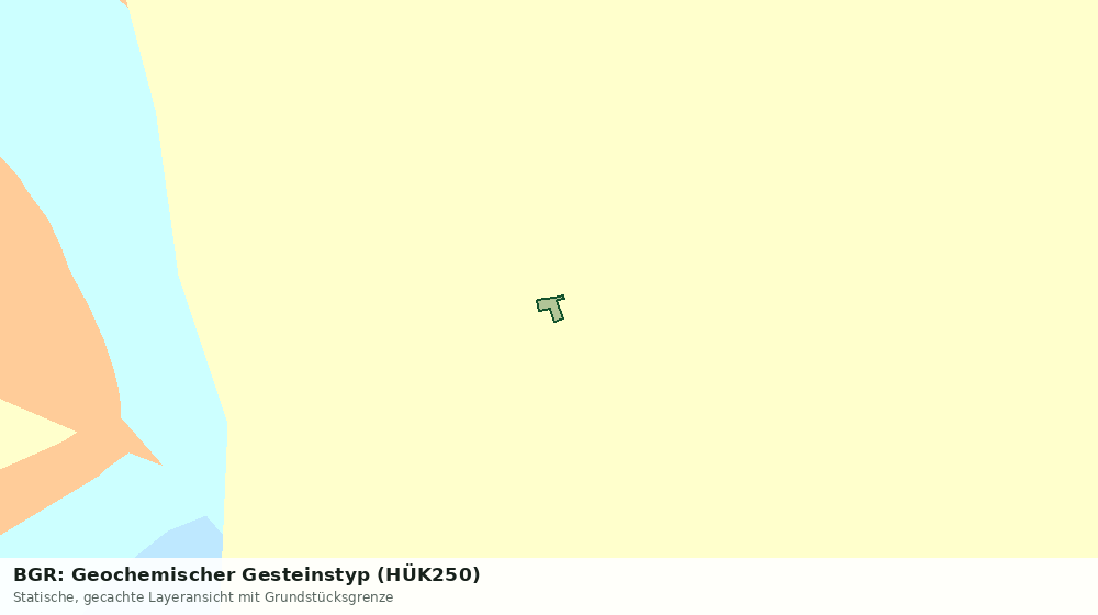 Statische Kartenansicht: BGR: Geochemischer Gesteinstyp (HÜK250)