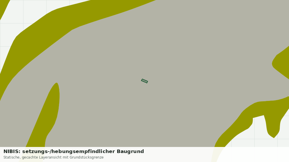 Statische Kartenansicht: NIBIS: setzungs-/hebungsempfindlicher Baugrund