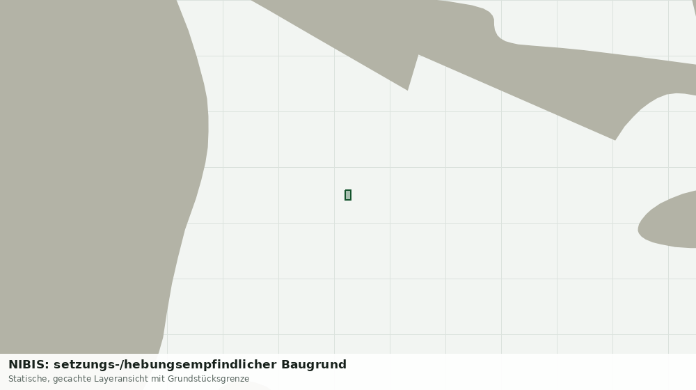 Statische Kartenansicht: NIBIS: setzungs-/hebungsempfindlicher Baugrund