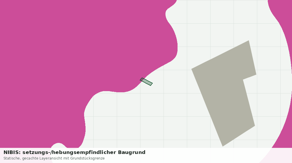 Statische Kartenansicht: NIBIS: setzungs-/hebungsempfindlicher Baugrund