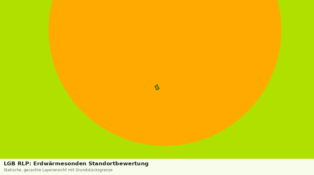 Statische Kartenansicht: LGB RLP: Erdwärmesonden Standortbewertung