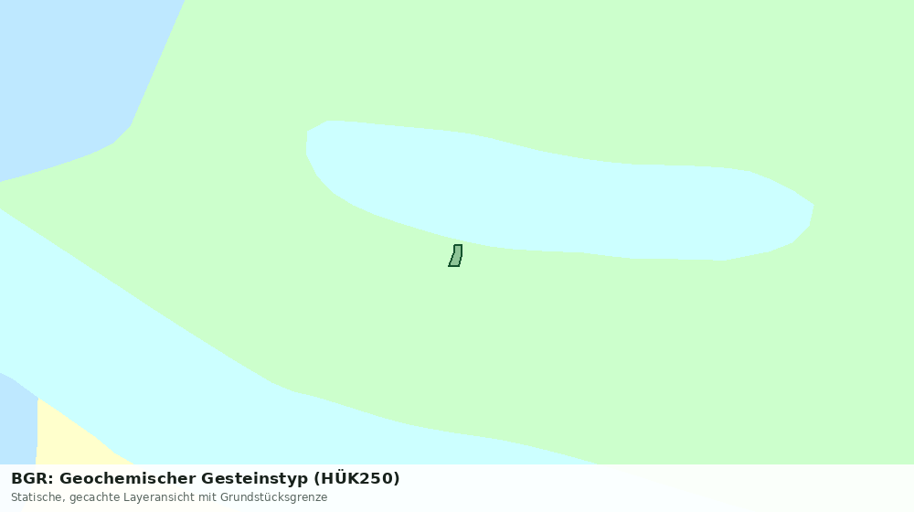 Statische Kartenansicht: BGR: Geochemischer Gesteinstyp (HÜK250)