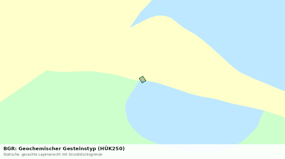 Statische Kartenansicht: BGR: Geochemischer Gesteinstyp (HÜK250)
