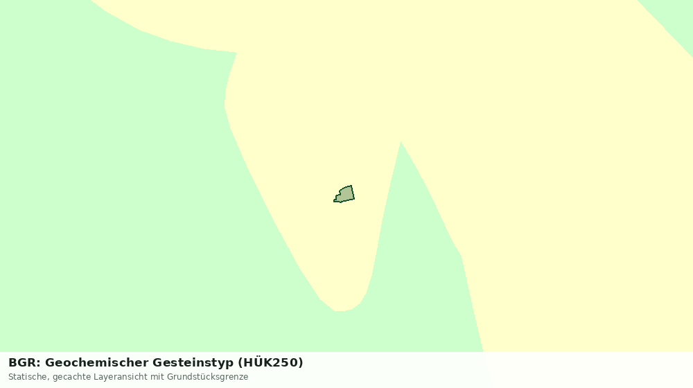 Statische Kartenansicht: BGR: Geochemischer Gesteinstyp (HÜK250)