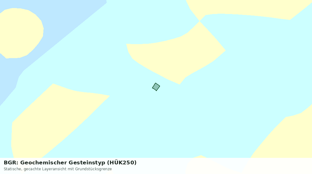 Statische Kartenansicht: BGR: Geochemischer Gesteinstyp (HÜK250)