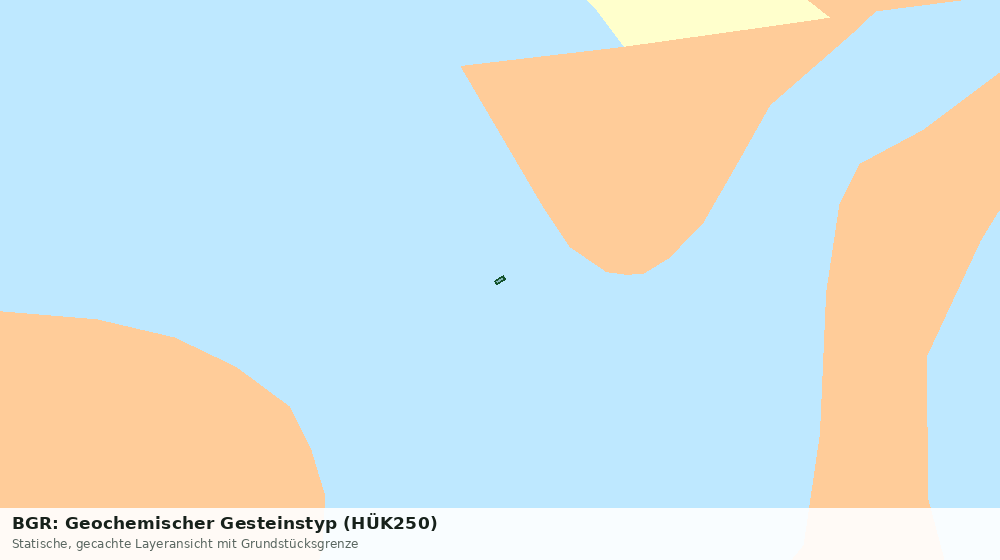 Statische Kartenansicht: BGR: Geochemischer Gesteinstyp (HÜK250)