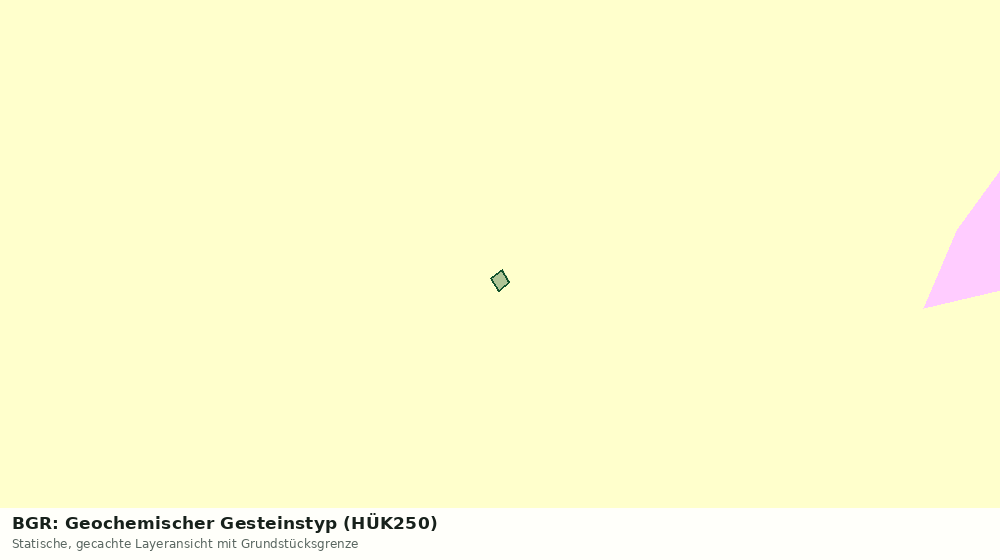 Statische Kartenansicht: BGR: Geochemischer Gesteinstyp (HÜK250)