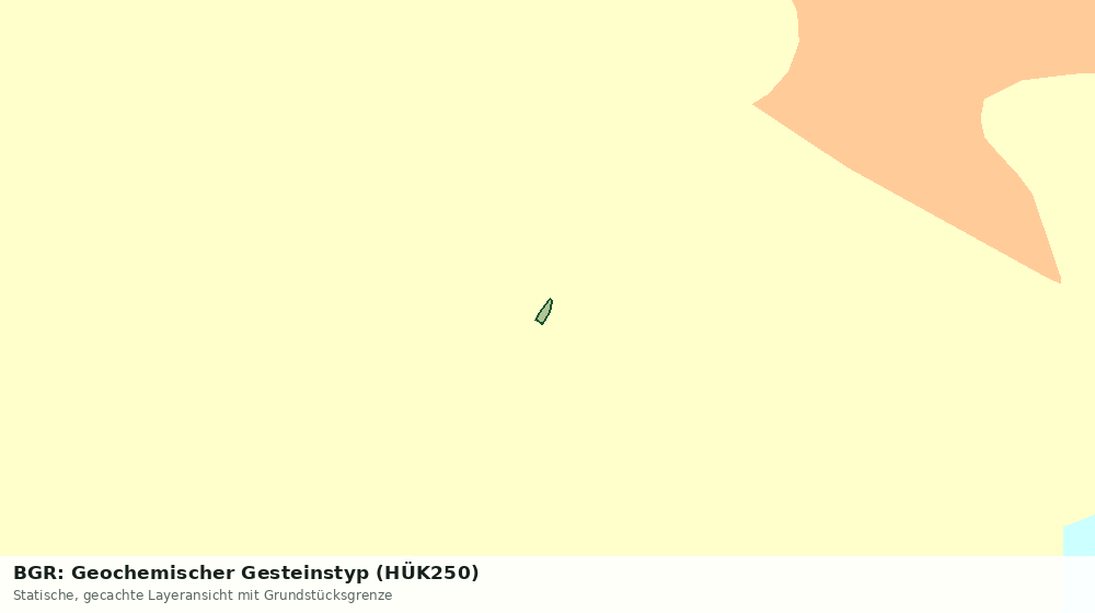 Statische Kartenansicht: BGR: Geochemischer Gesteinstyp (HÜK250)