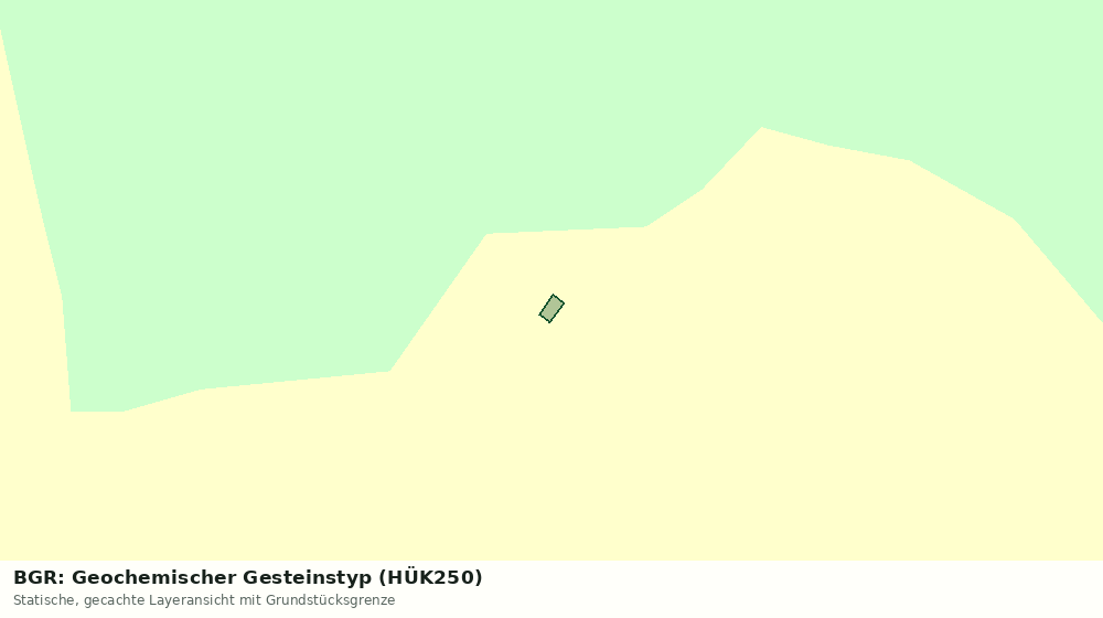 Statische Kartenansicht: BGR: Geochemischer Gesteinstyp (HÜK250)