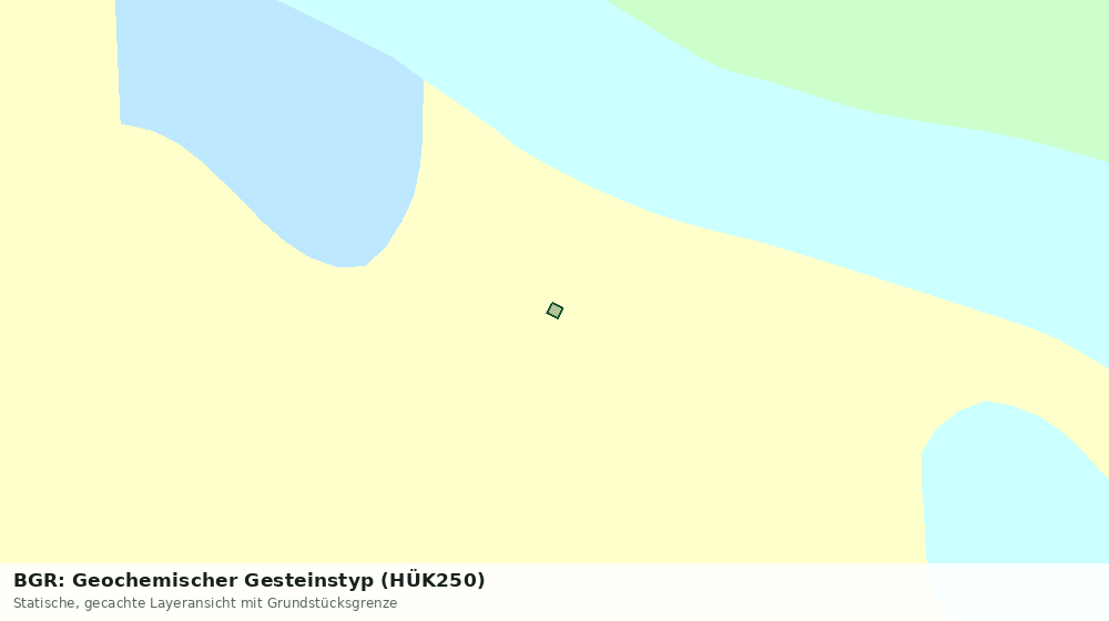 Statische Kartenansicht: BGR: Geochemischer Gesteinstyp (HÜK250)