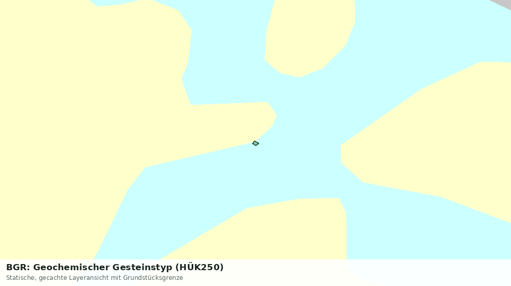 Statische Kartenansicht: BGR: Geochemischer Gesteinstyp (HÜK250)