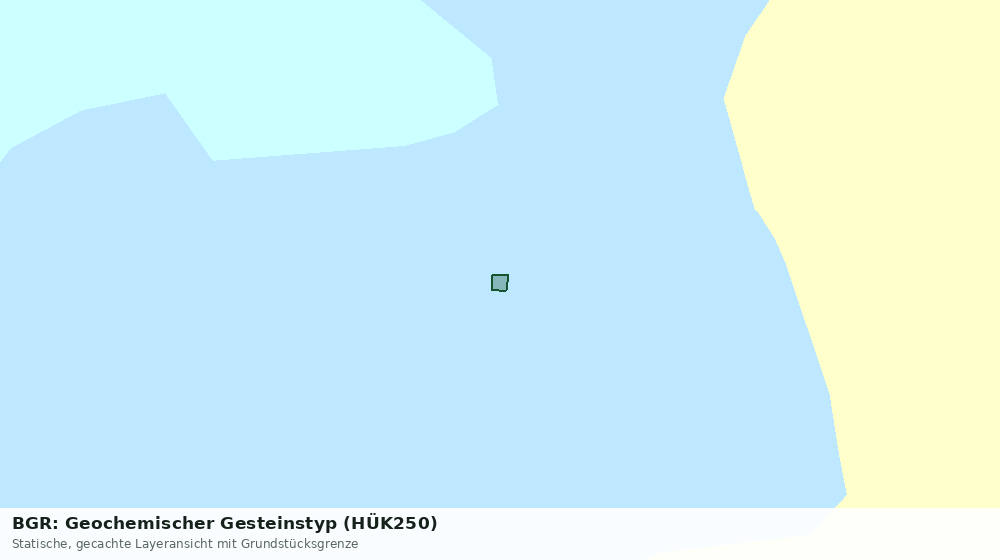 Statische Kartenansicht: BGR: Geochemischer Gesteinstyp (HÜK250)