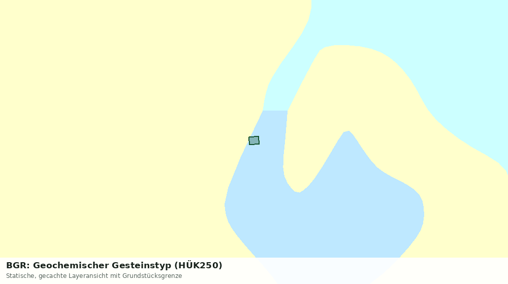 Statische Kartenansicht: BGR: Geochemischer Gesteinstyp (HÜK250)