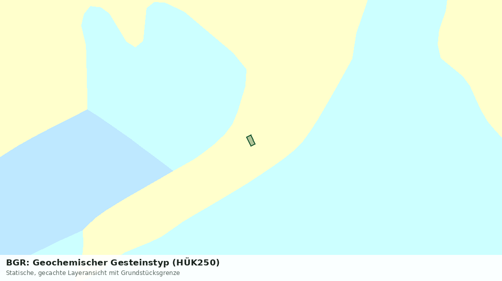 Statische Kartenansicht: BGR: Geochemischer Gesteinstyp (HÜK250)